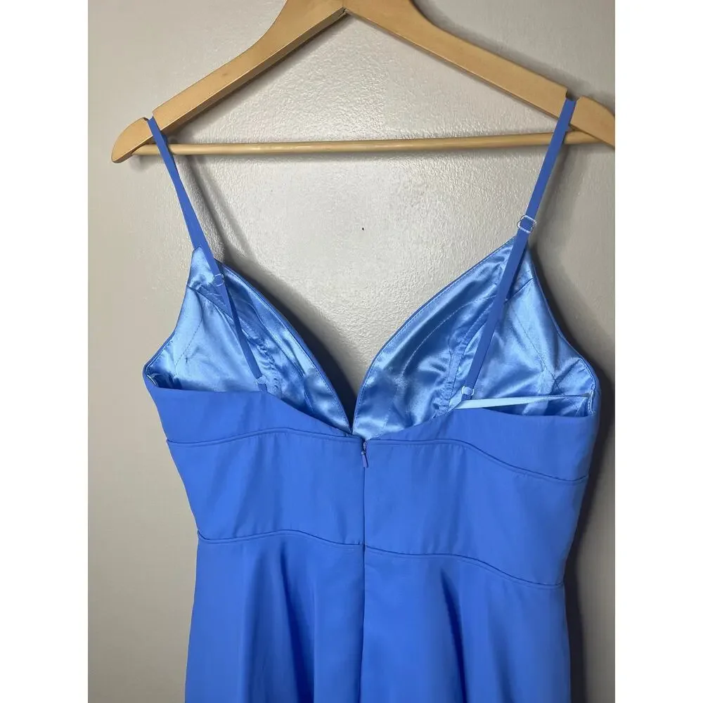 NWT Lucci Lu Periwinkle HOCO Cocktail Party Dress  - Size 10 - Picture 7 of 10